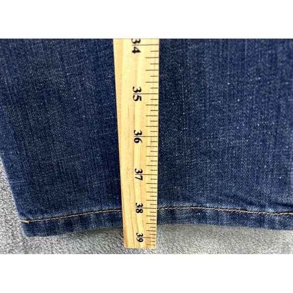 Gap Women's 10 Low Rise Boot Cut Ankle Blue Jeans Classic Flare Western Y2K 90s - Picture 12 of 12